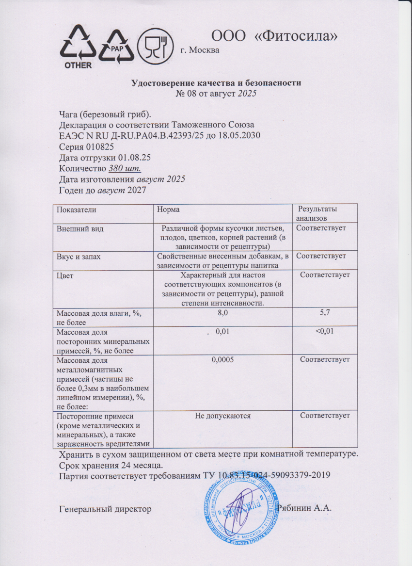 Паспорт №010825